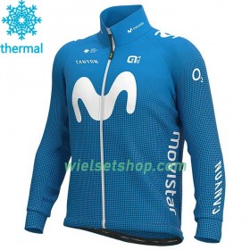Wielershirt 2020 Movistar Team N001 Winter Thermal Fleece